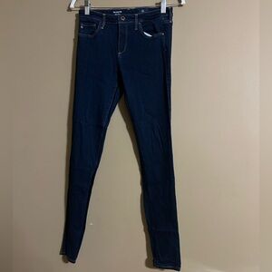AG Adriano Goldschmied Dark Indigo Skinny Jeans